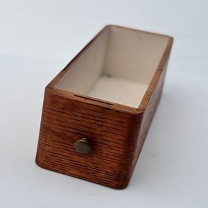 Antique Wooden Drawer Farmhouse Storage Box Original Knob